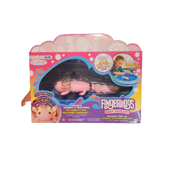 Fingerlings Baby Axolotl Alix Inflatable Pool Set by WowWee – New Sealed - Picture 1 of 3